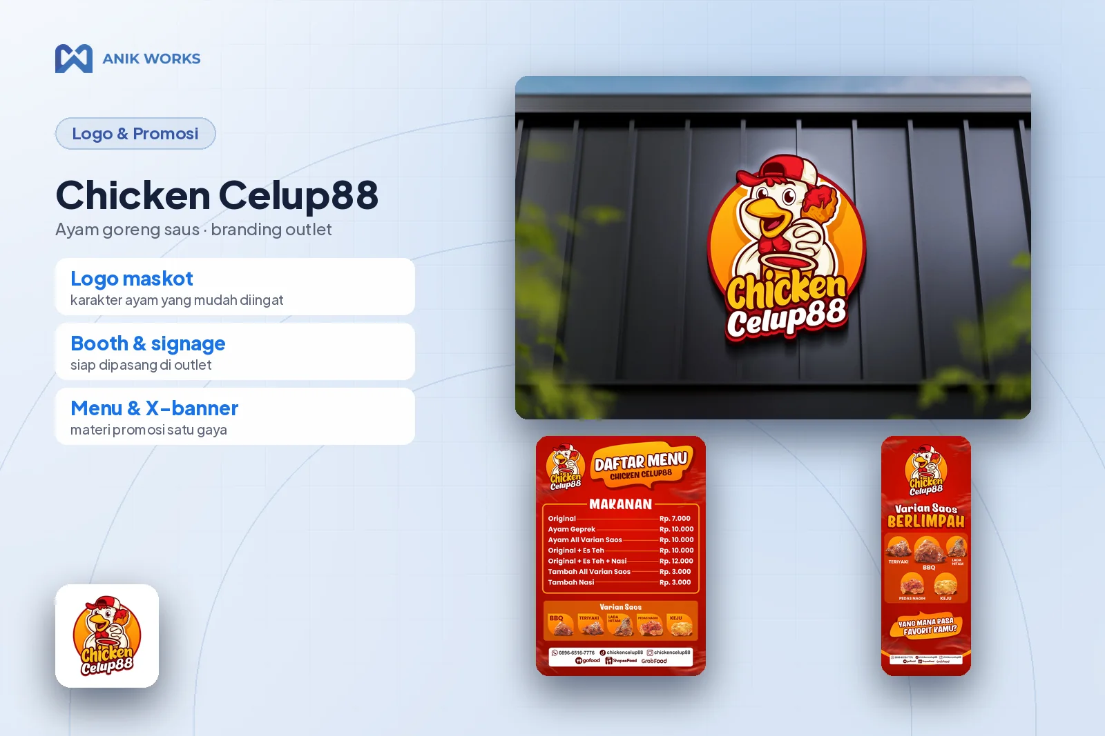 Chicken Celup88, karya AWORA AWORA