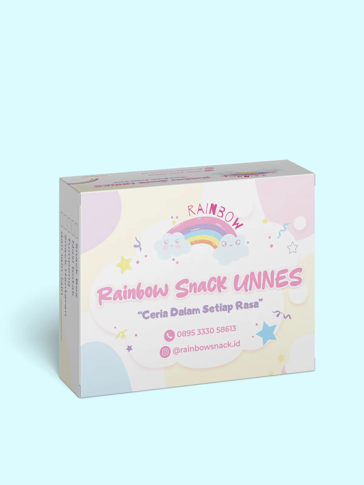 Snack box Rainbow Snack berdiri
