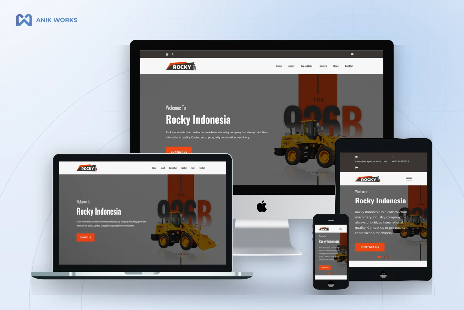 Website Rocky Indonesia buatan AWORA