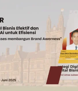 Webinar Harmony Event Organizer: Strategi Digital Marketing, Bisnis Efektif & AI untuk Efisiensi