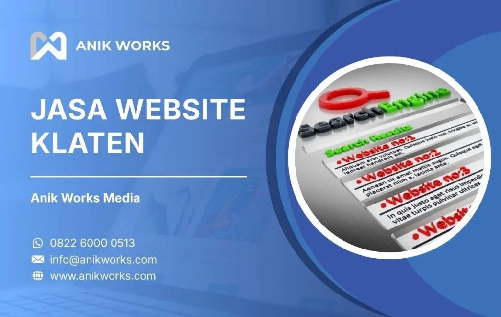 Jasa Website Klaten Anik Works Media