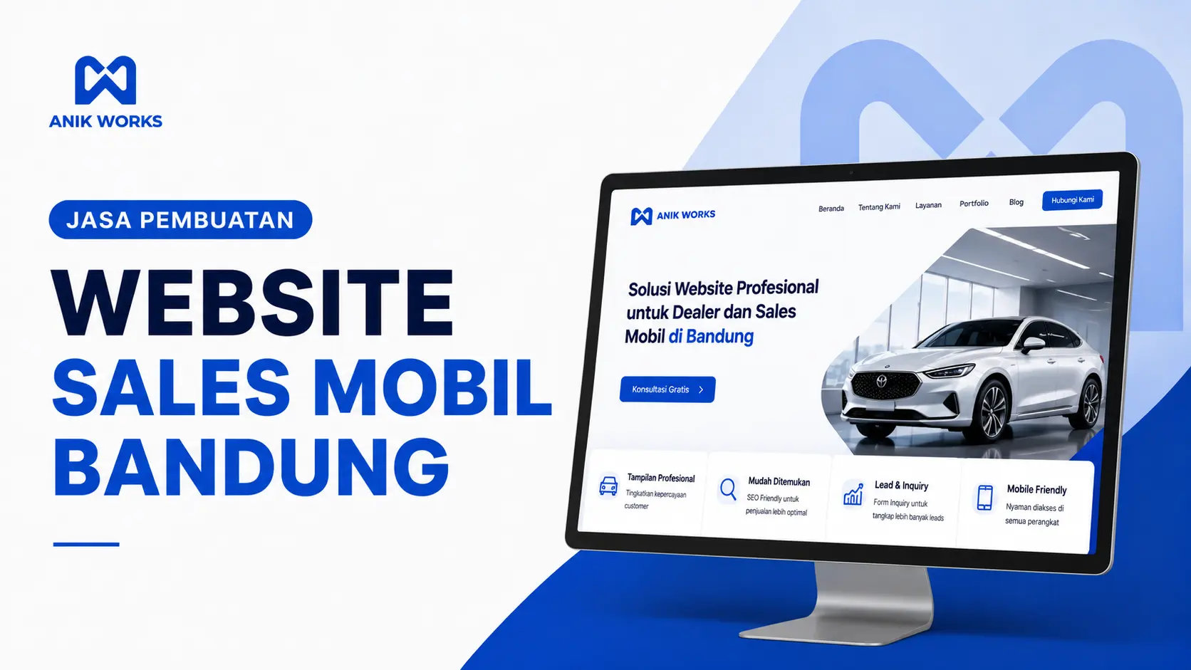 Jasa Pembuatan Website Sales Mobil Bandung untuk Dealer