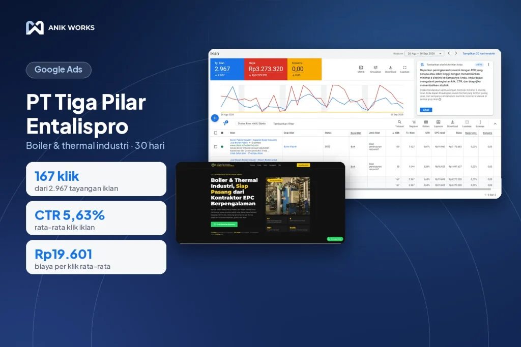 Google Ads PT Tiga Pilar Entalispro