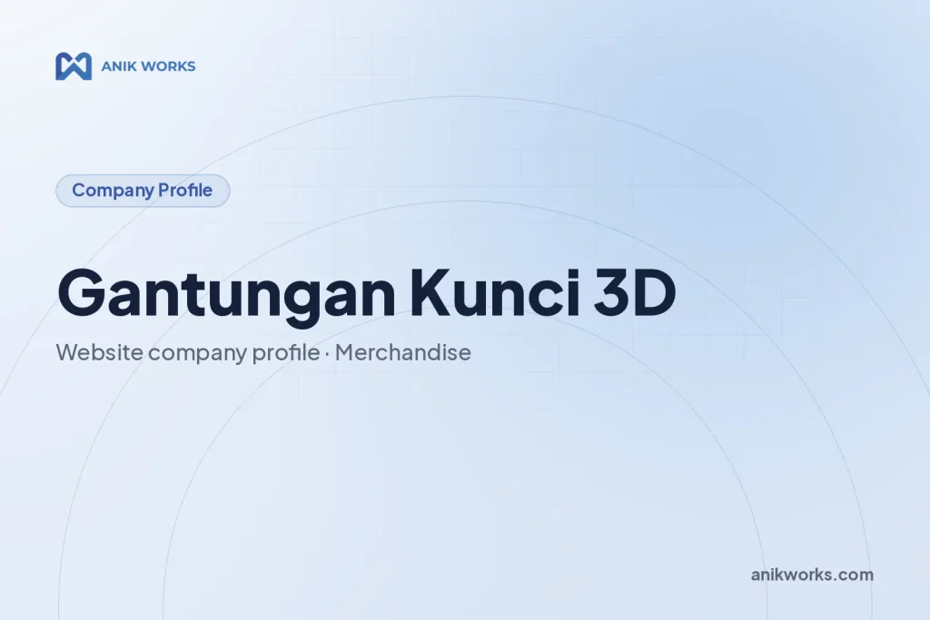 Website Gantungan Kunci 3D