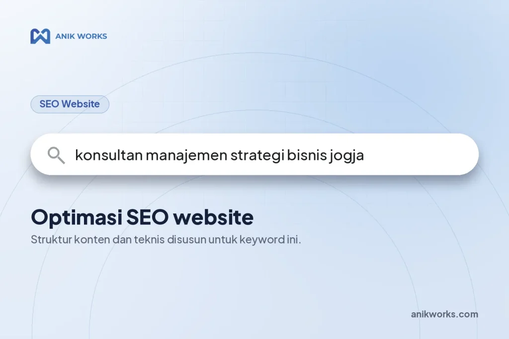 SEO: Konsultan Manajemen Strategi Bisnis Jogja
