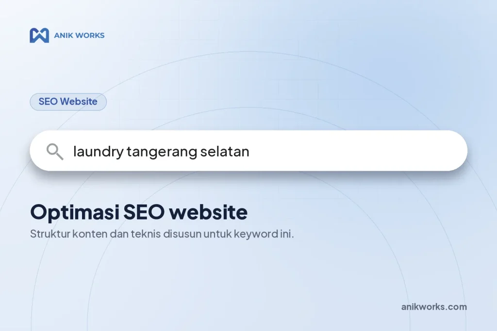 SEO: Laundry Tangerang Selatan