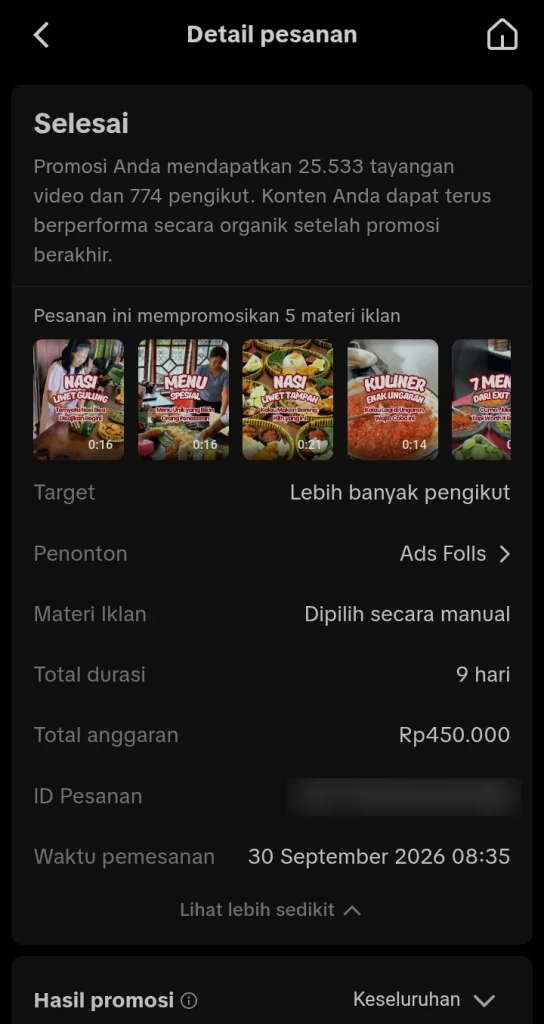 TikTok Ads Sambel Gelegar Ungaran 7