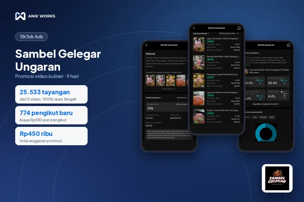 TikTok Ads Sambel Gelegar Ungaran