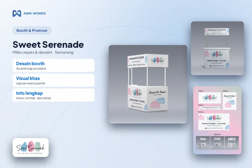 Desain Booth Sweet Serenade