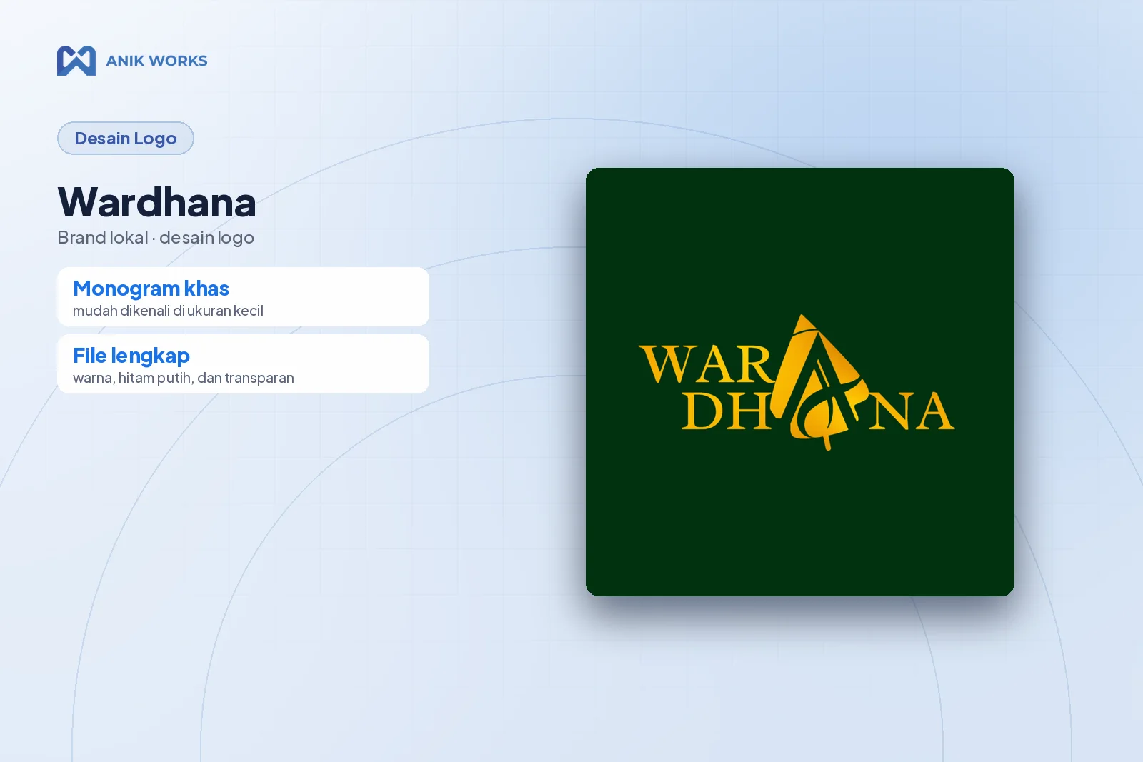 Desain Logo Wardhana