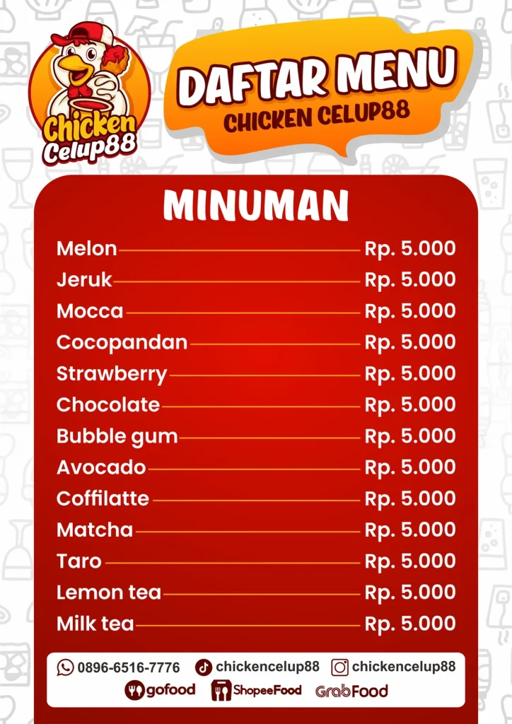 Logo & Materi Promosi Chicken Celup88 5