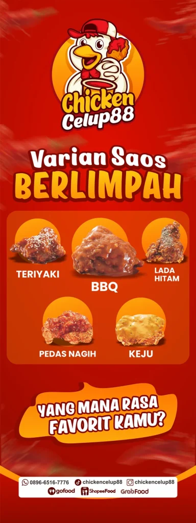 Logo & Materi Promosi Chicken Celup88 6