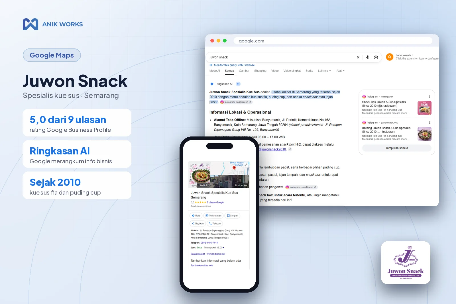Google Maps Juwon Snack