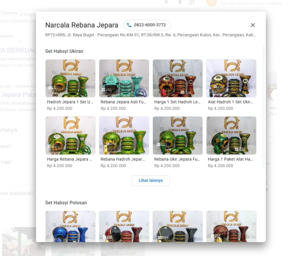 Google Maps Narcala Rebana Jepara 3