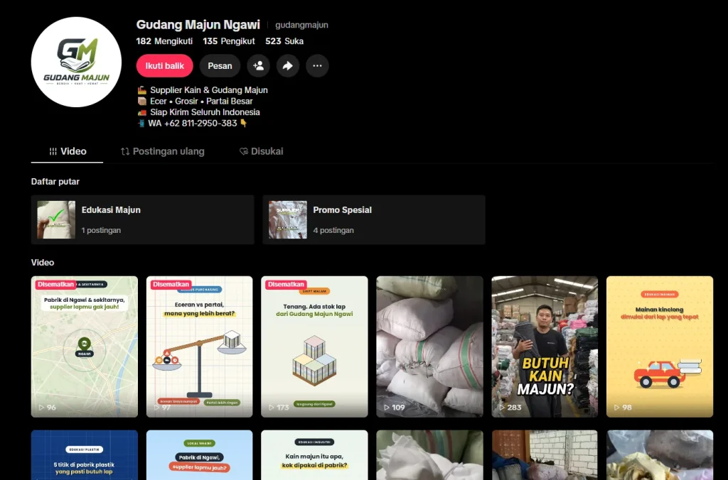Social Media Gudang Majun Ngawi 2