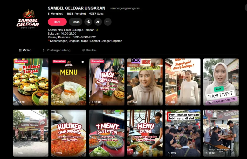 Social Media Sambel Gelegar Ungaran 2